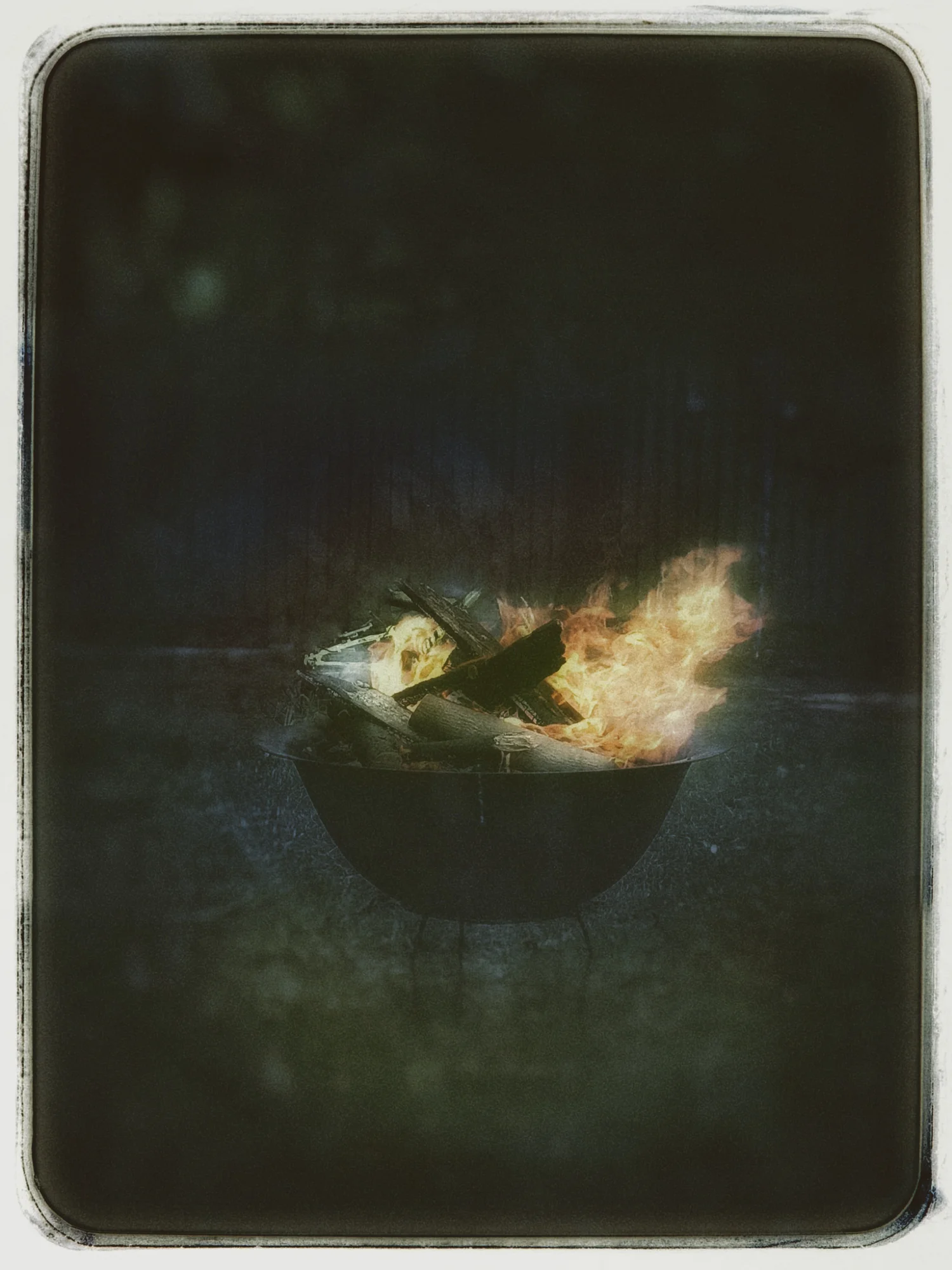 Quiet Evening Fire — general photo by Carolina, scored 7.0/10 by REVIEWR's AI critique
