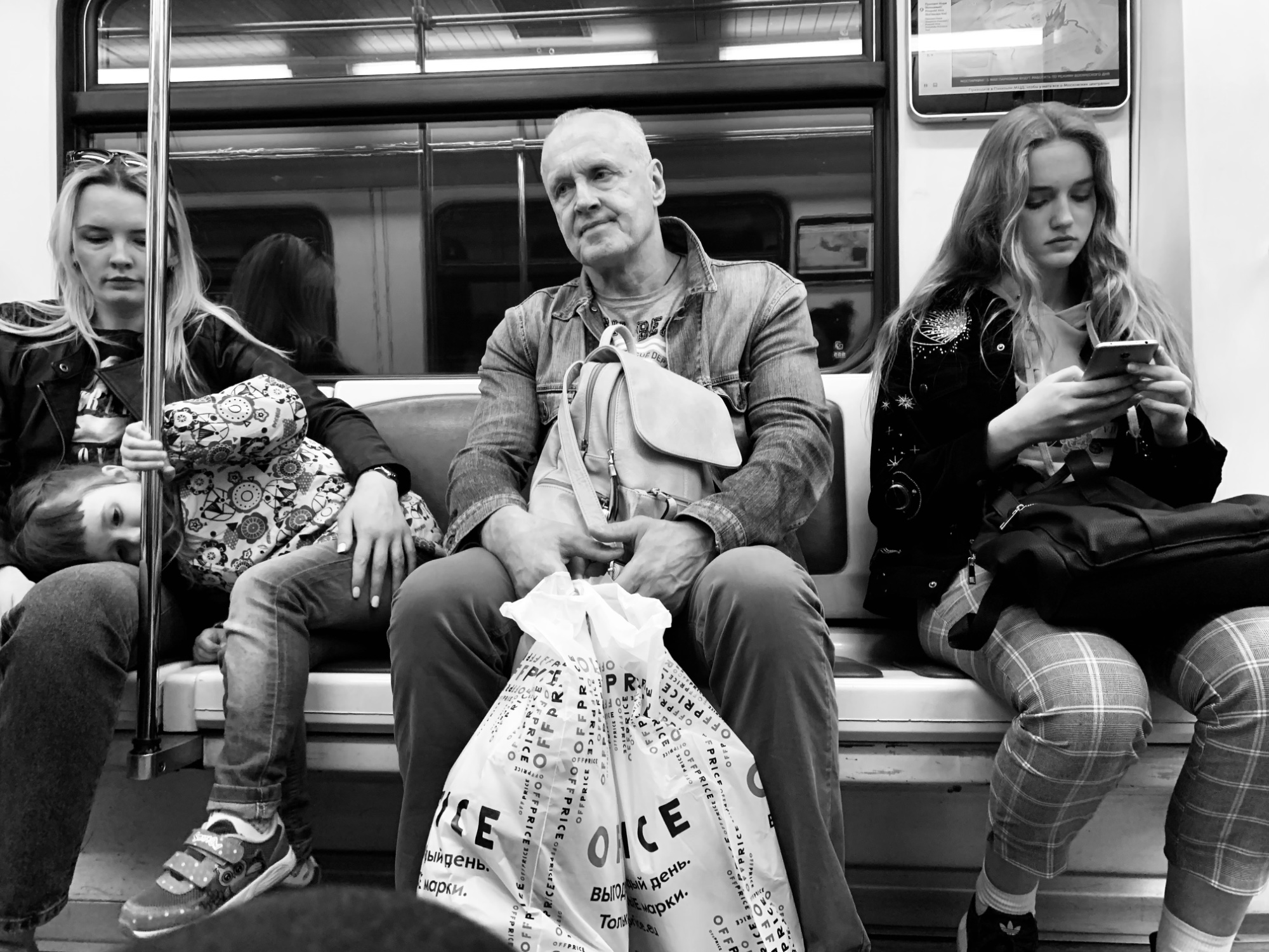 Subway Solitude — general photo by Les Zackler, scored 7.1/10 by REVIEWR's AI critique